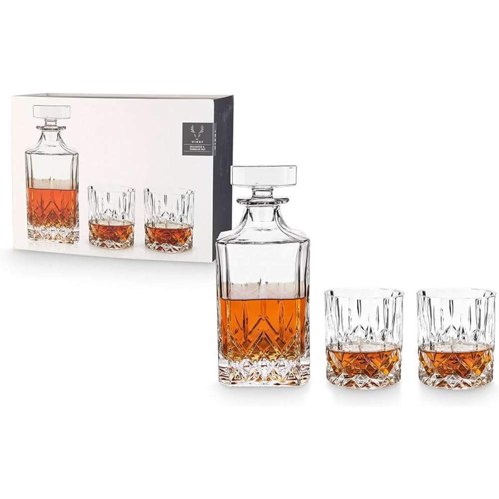 Admiral™ 3-Piece Decanter &amp; Tumbler Set