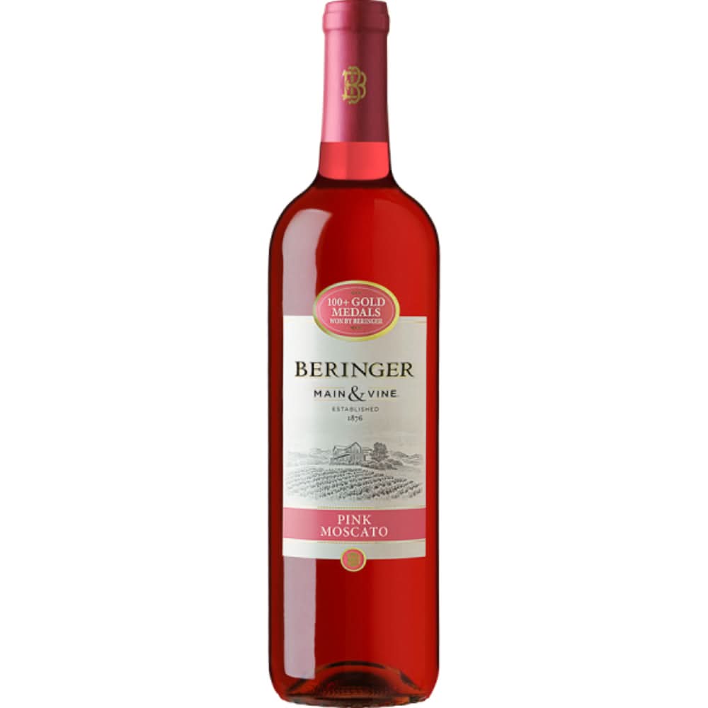 Beringer Main &amp; Vine Pink Moscato California Wine