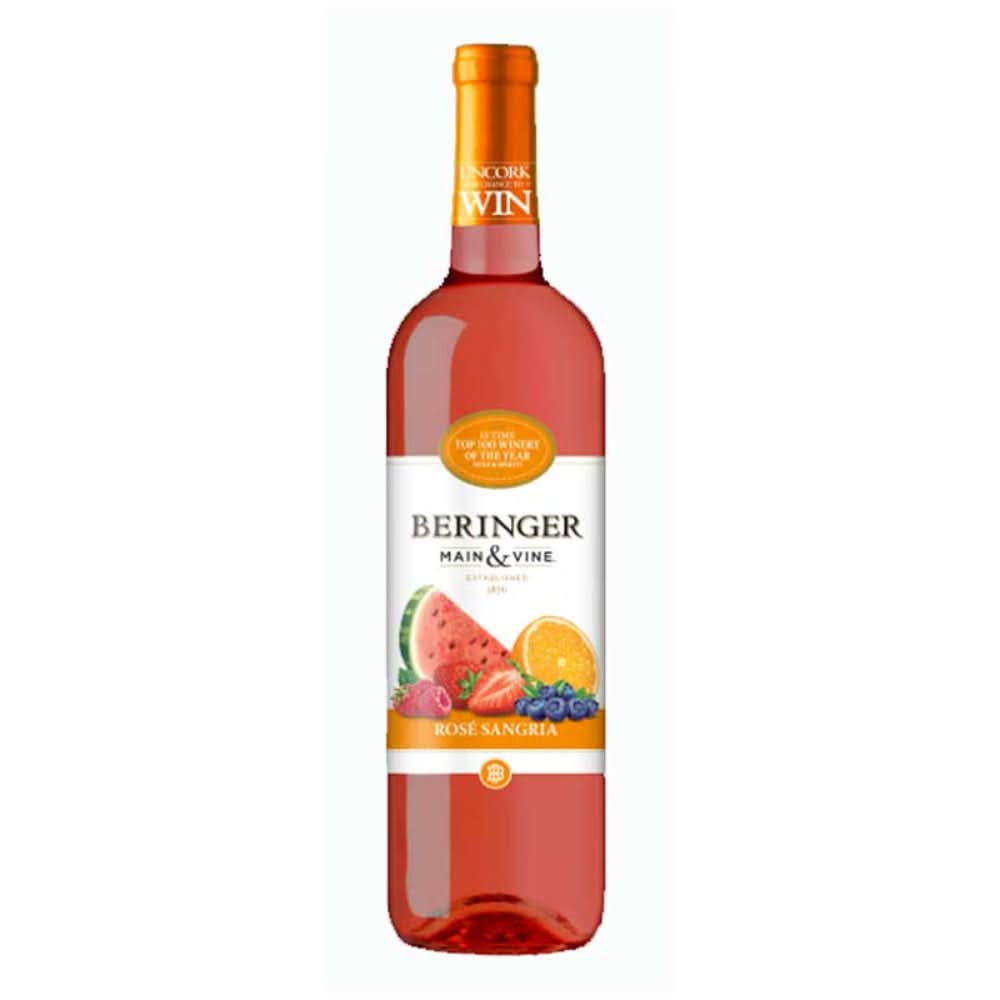 Beringer Main &amp; Vine rose Sangria Wine
