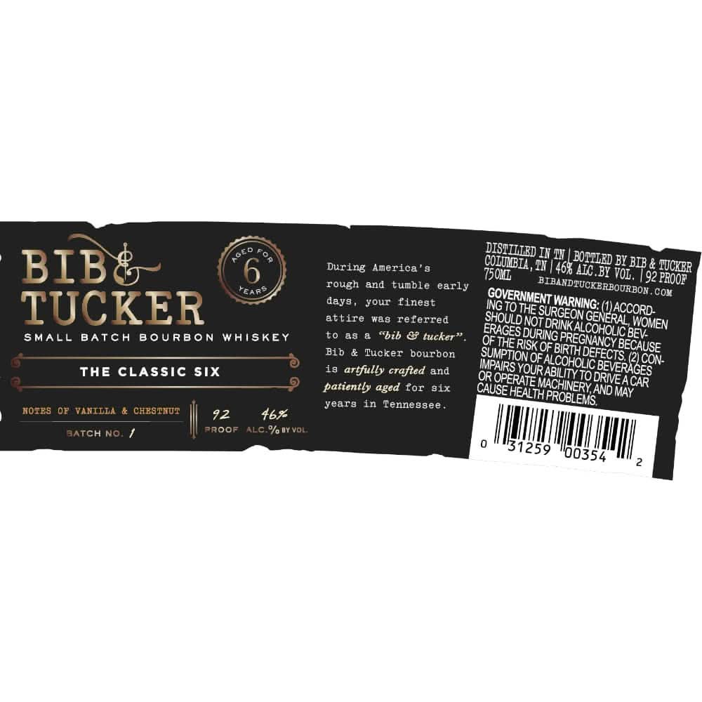 Bib &amp; Tucker The Classic Six Small Batch Bourbon