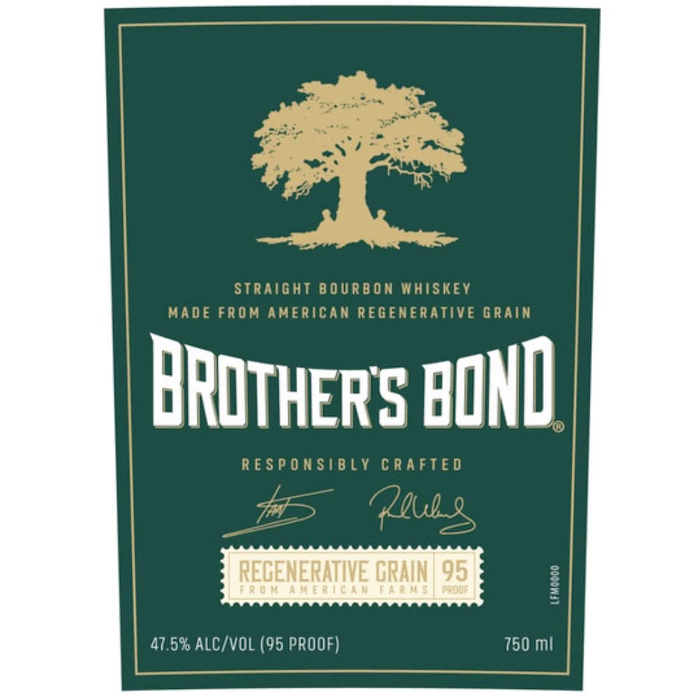 Brother’s Bond Regenerative Grain Bourbon By Ian Somerhalder &amp; Paul Wesley