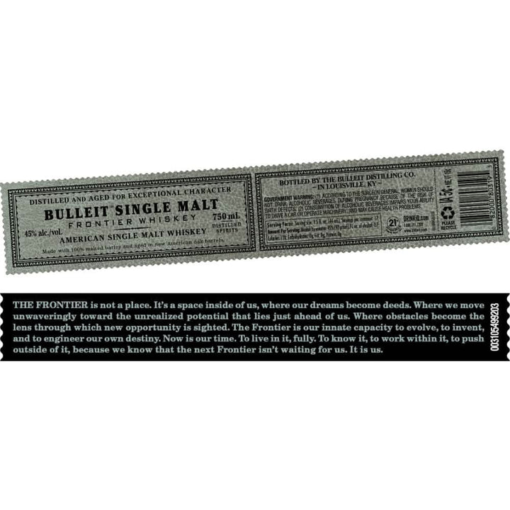 Bulleit American Single Malt Whiskey