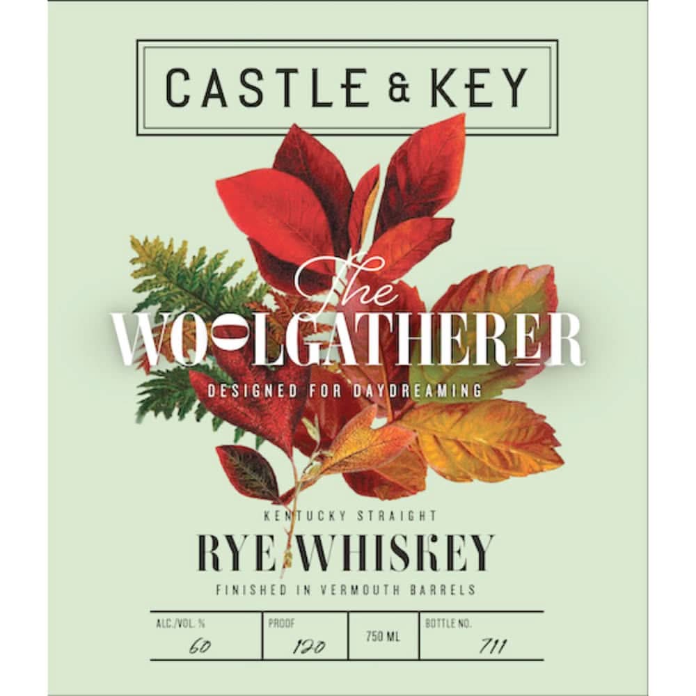 Castle &amp; Key The Woolgatherer Rye Finished in Vermouth Barrels Whiskey