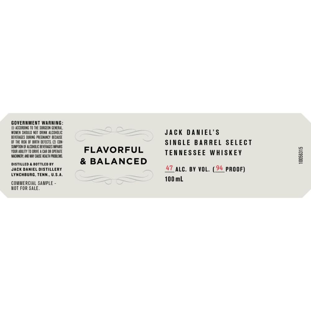 Jack Daniel’s Flavorful &amp; Balanced Single Barrel Select Whiskey