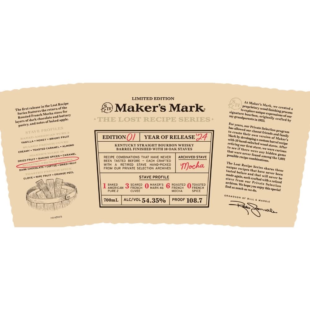 Maker’s Mark The Lost Recipe Series Edition 