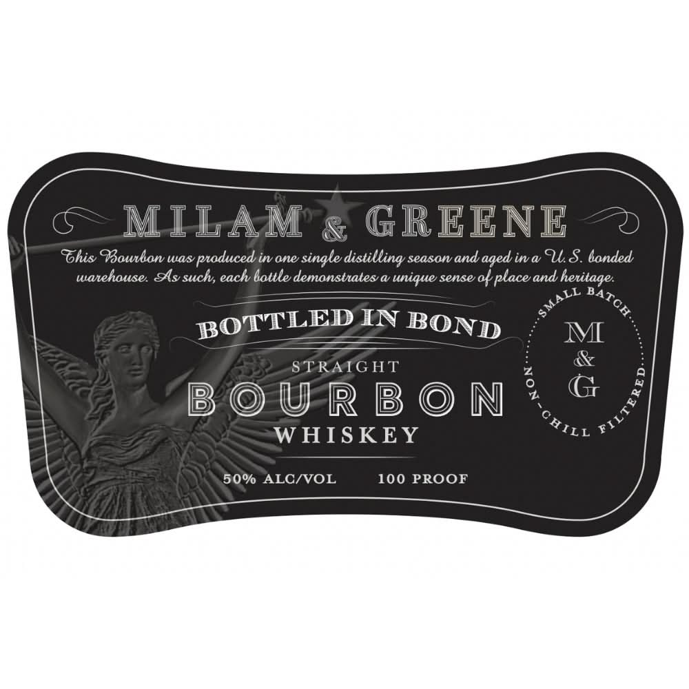 Milam &amp; Greene Bottled in Bond Straight Bourbon