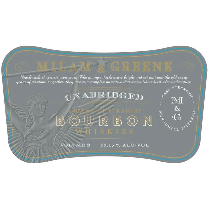 Milam &amp; Greene Unabridged Vol. 2 Blended Straight Bourbon