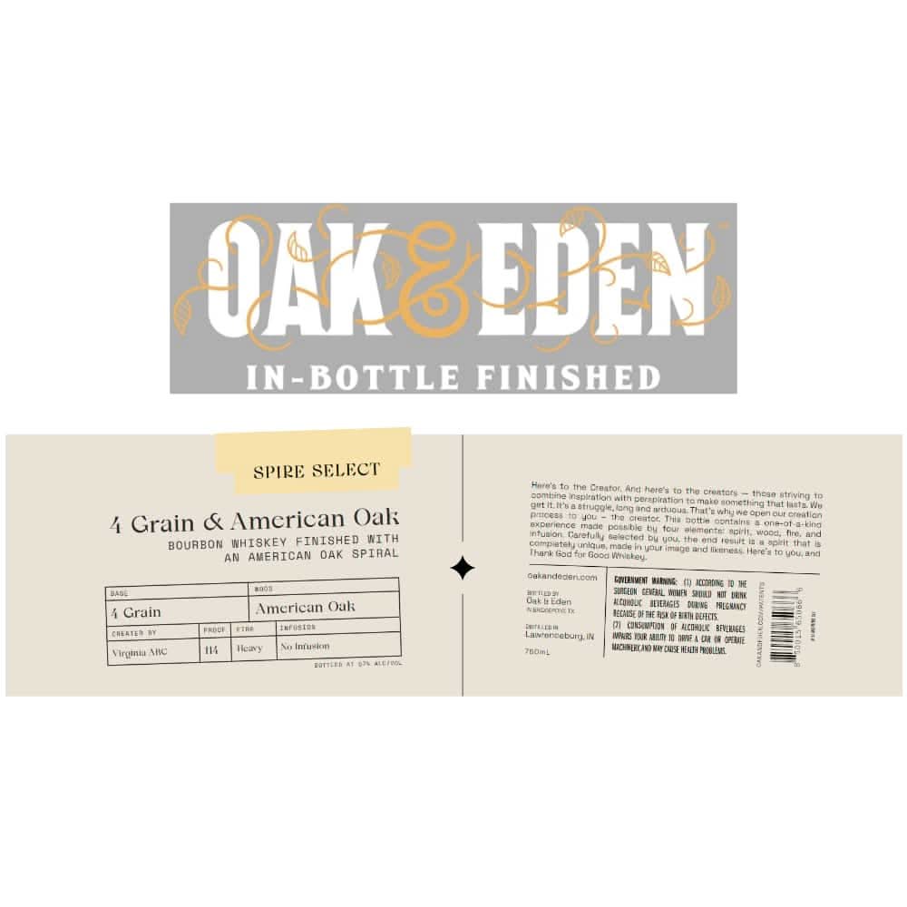 Oak &amp; Eden Spire Select 4 Grain &amp; American Oak