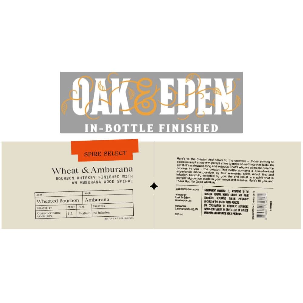 Oak &amp; Eden Spire Select Wheat &amp; Amburana