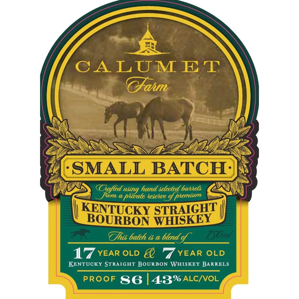 Calumet Farm Small Batch 17 Year Old &amp; 7 Year Old Blended Bourbon
