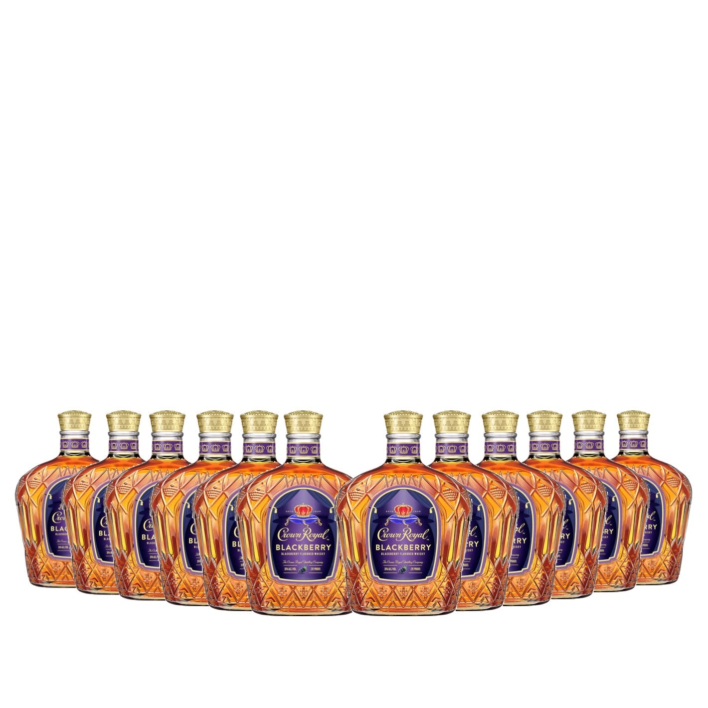 Crown Royal Blackberry Flavored Canadian Whisky 12 Pack