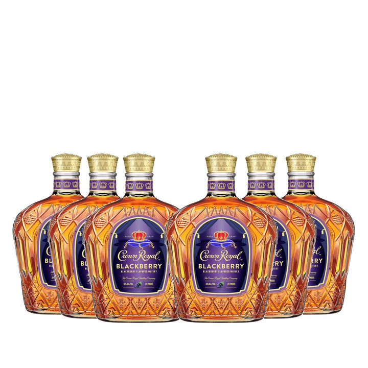 Crown Royal Blackberry Flavored Canadian Whisky 6 Pack