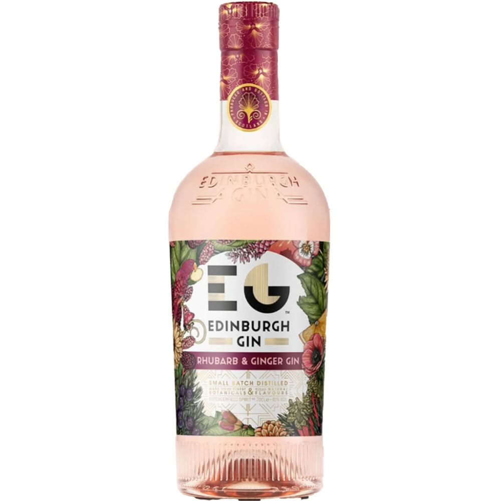 Edinburgh Gin Rhubarb &amp; Ginger Flavored Gin Small Batch