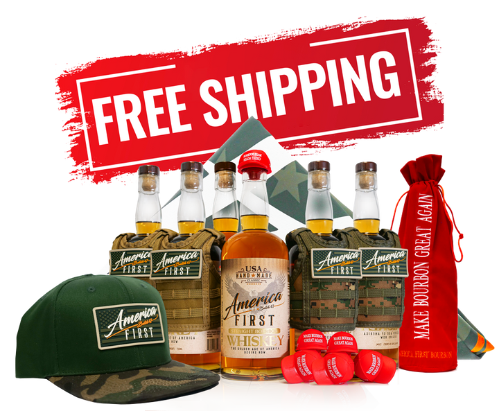 America First Straight Bourbon Whiskey 6 Pack