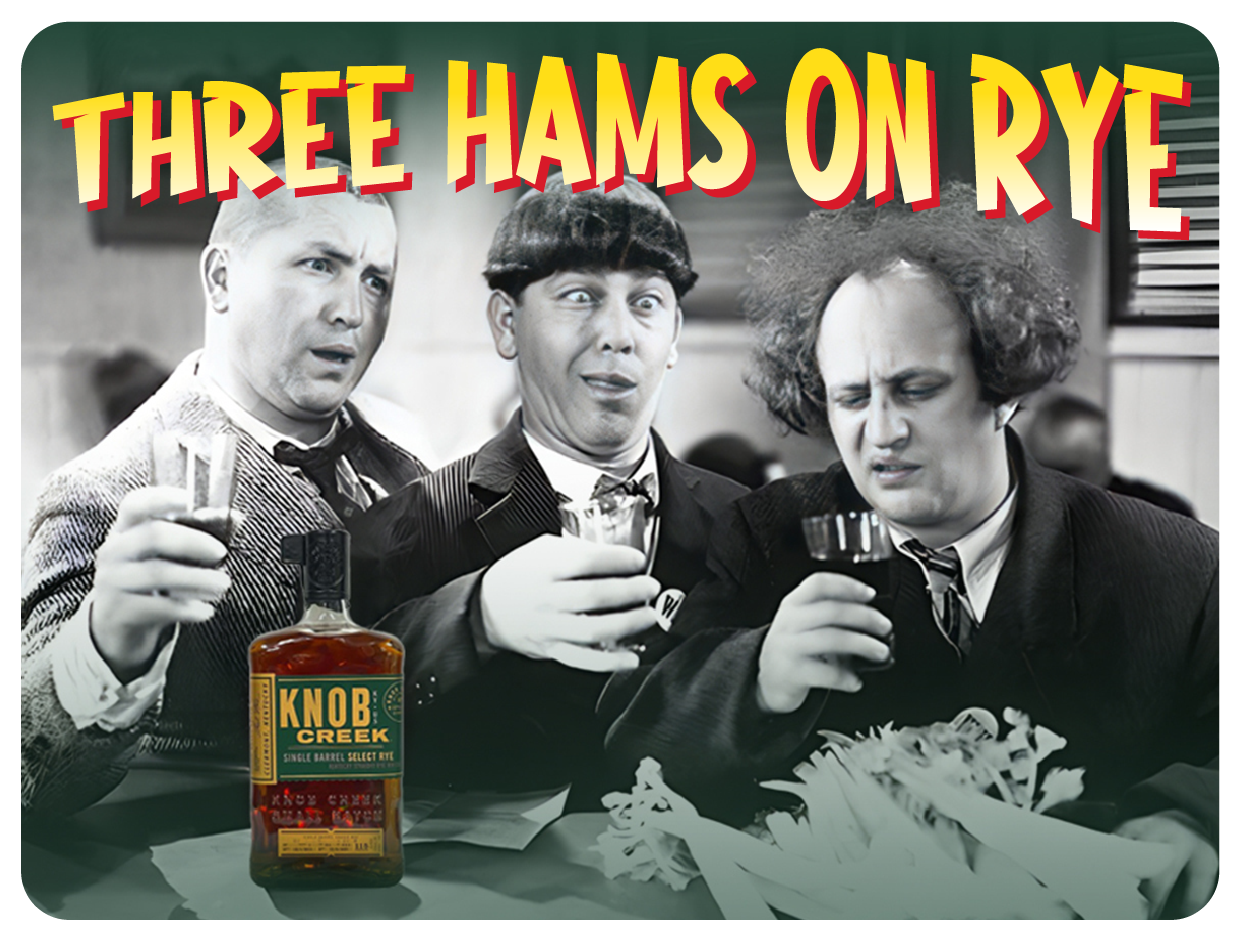 Knob Creek  Three Hams On Rye  Single Barrel Select Rye Whiskey