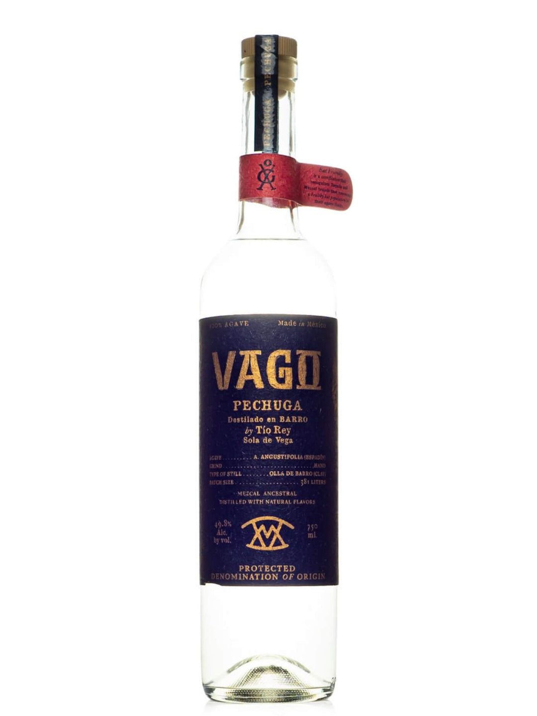 Mezcal Vago Pechuga Destilado En Barro By Tio Rey 99.6