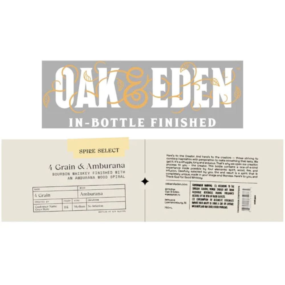 Oak &amp; Eden Spire Select 4 Grain &amp; Amburana