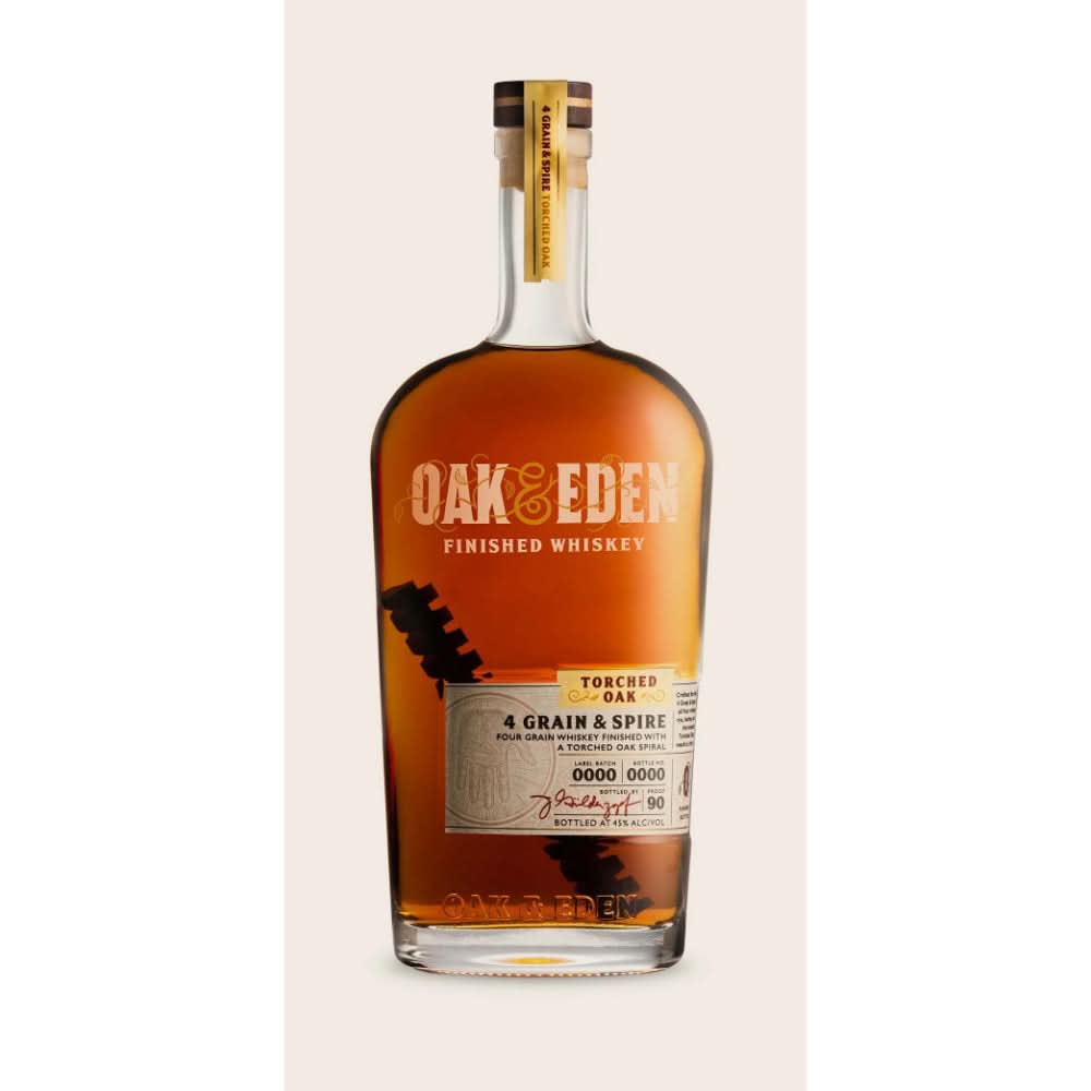 Oak and Eden 4 Grain &amp; Spire Bourbon Whiskey