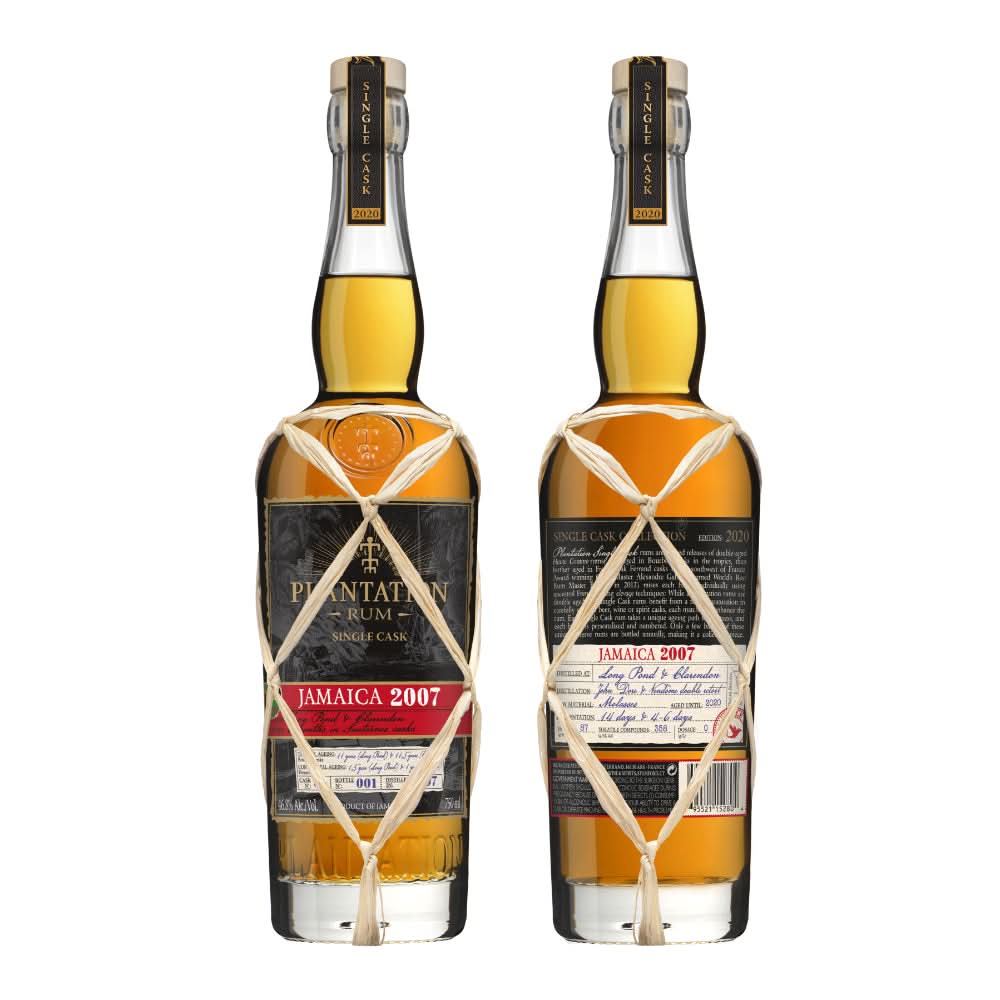 Plantation Gold Rum Single Cask Long Pond &amp; Clarendon Distilleries Jamaica 2007 93.6