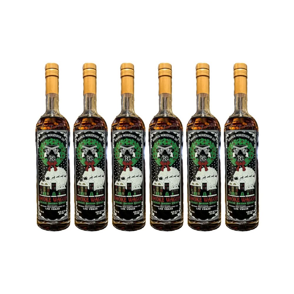 Smoke Wagon Christmas Limited Edition Straight Bourbon Whiskey 2023