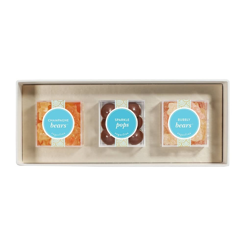 Sugarfina Sweet &amp; Sparkling  3pc Candy Bento Box  Preset