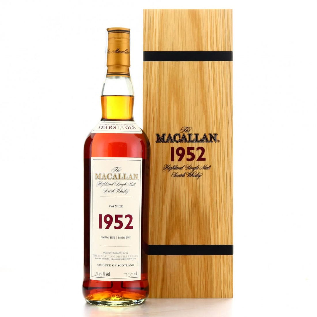 The Macallan Fine &amp; Rare 1952 Vintage, Cask 1250 Single Malt Scotch Whiskey