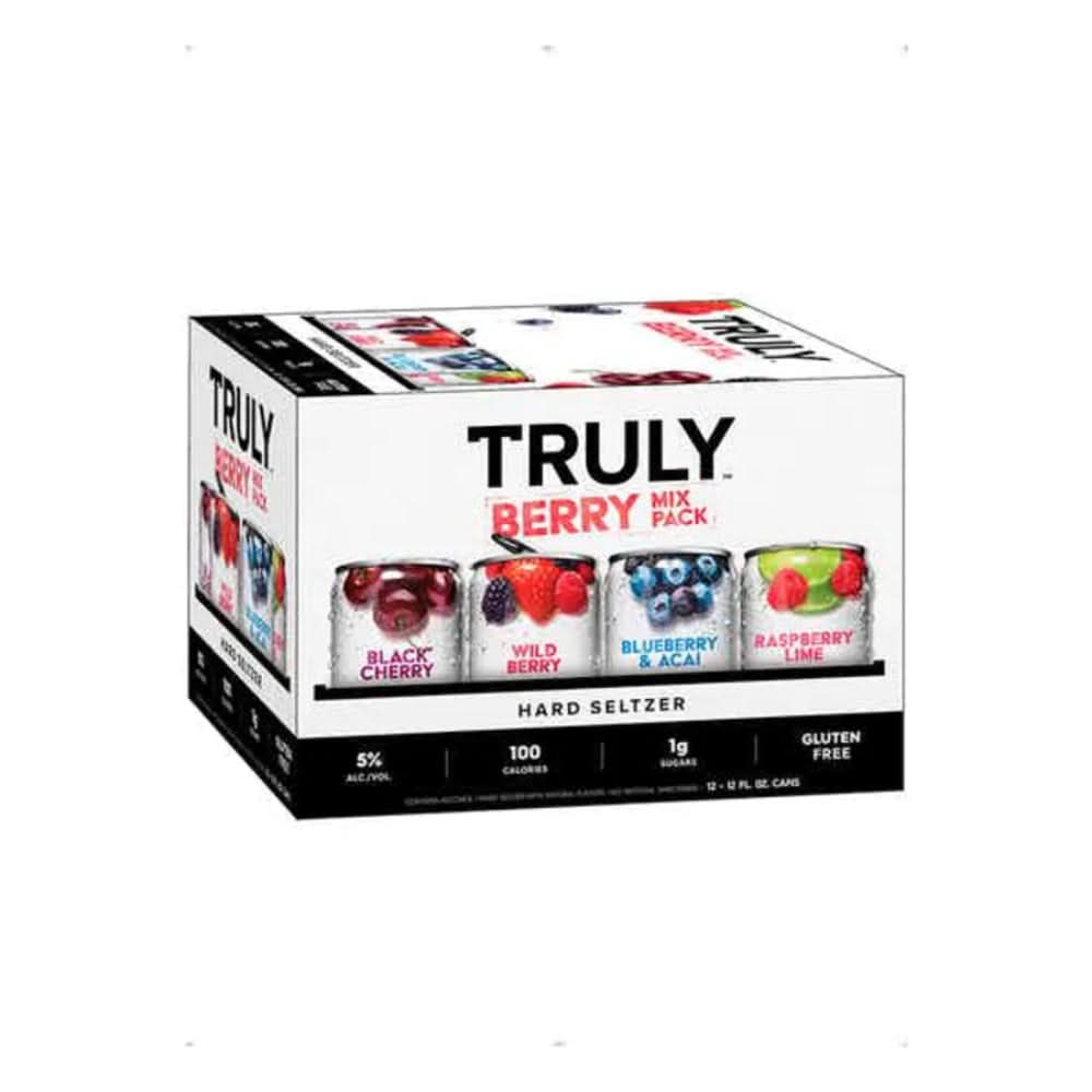 Truly Hard Seltzer Berry Mix Pack Spiked &amp; Sparkling Water (12Pack Cans)