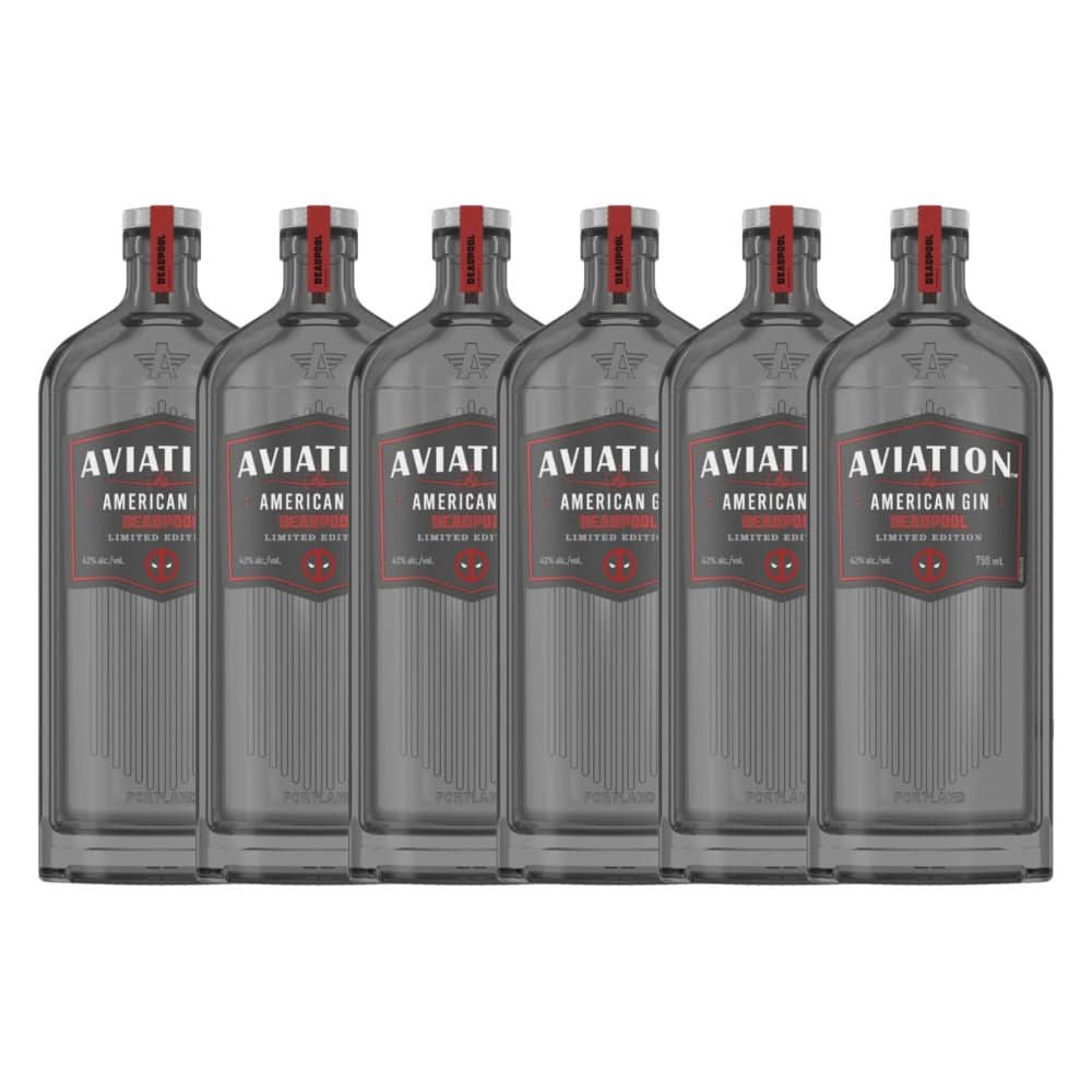 Aviation American Gin Deadpool Limited Edition 6 Pack
