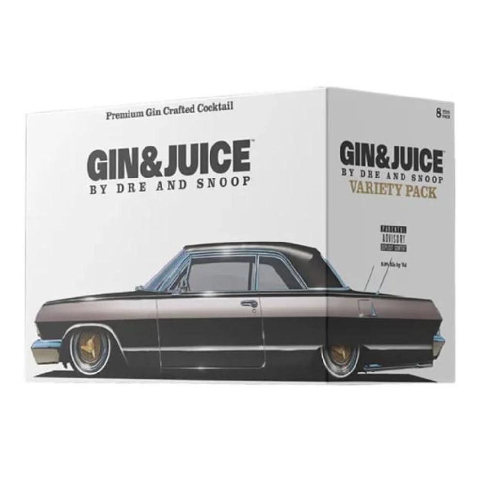 Gin &amp; Juice by Dr. Dre &amp; Snoop Variety Pack 8 pack