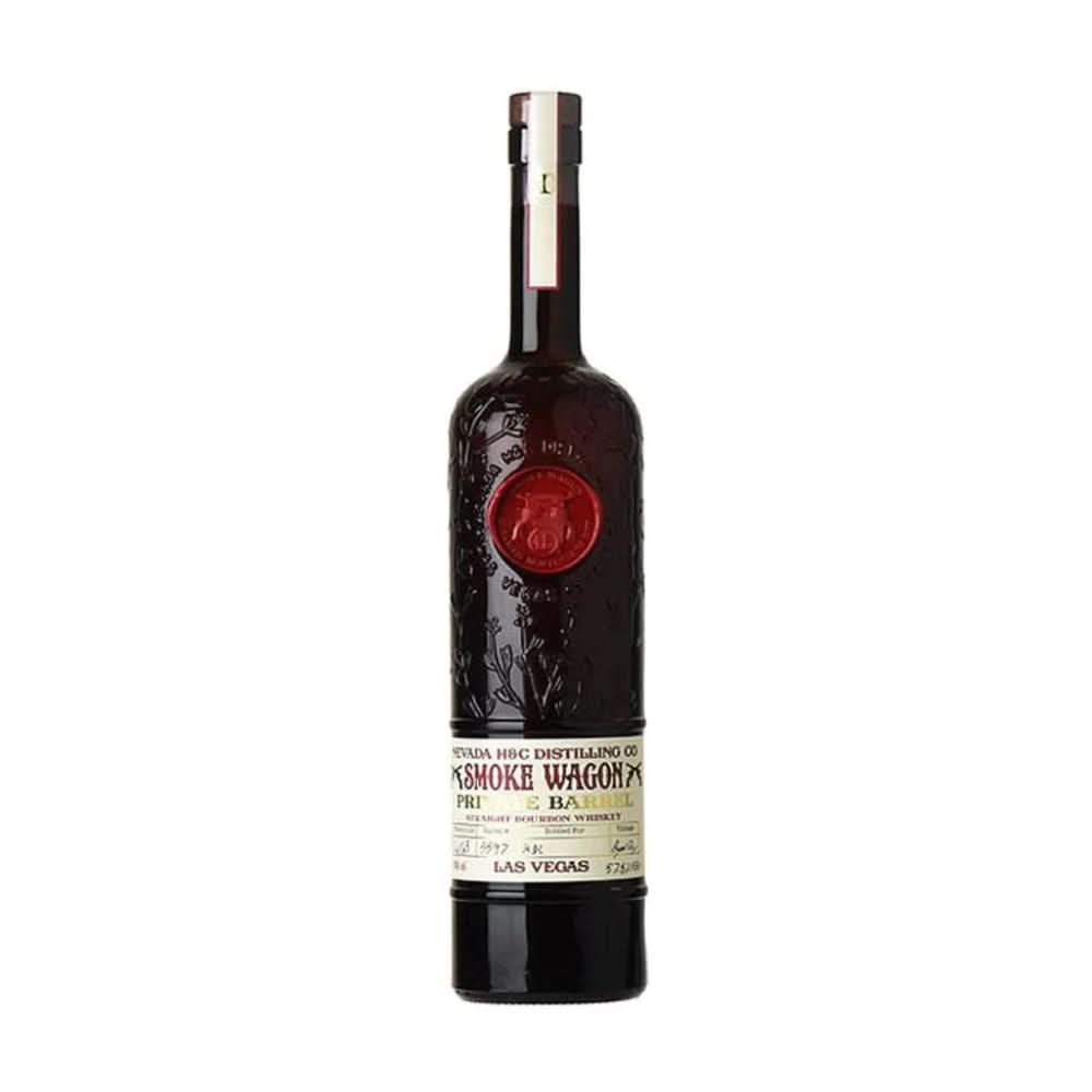 Smoke Wagon Private Barrel Straight Bourbon Whiskey by Nevada H&amp;C Distilling co.