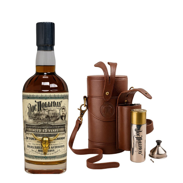 Doc Holliday 13 Year Bourbon With Hunter Bag &amp; Flask