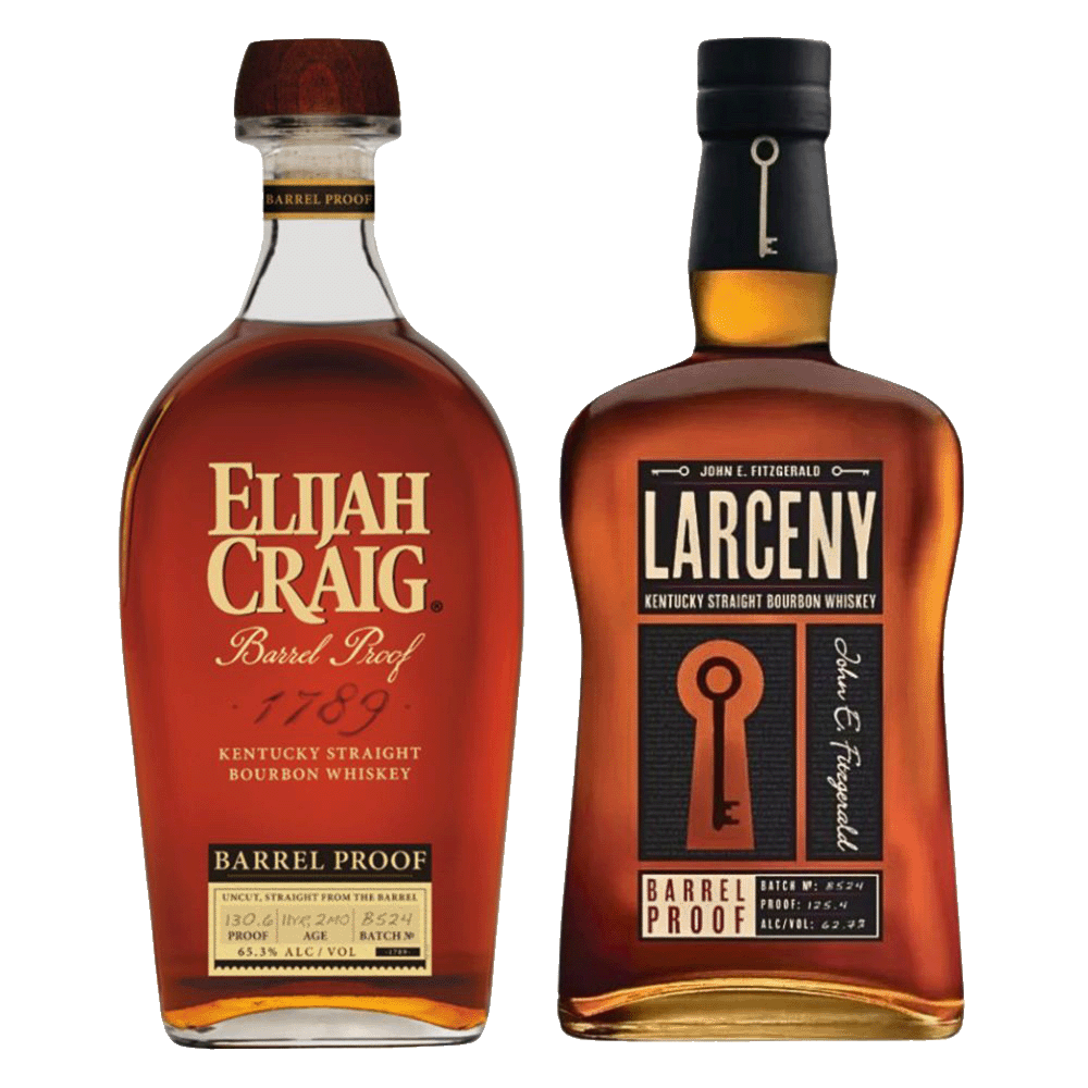 Elijah Craig &amp; Larceny Barrel Proof Batch B524 Bundle