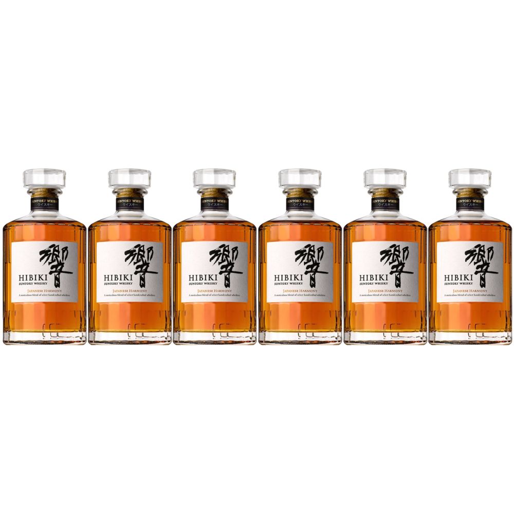 Suntory Hibiki Harmony Japanese Whisky 6 Pack