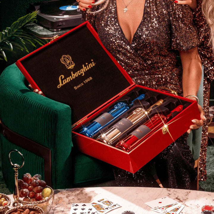 Lamborghini Wine Luxe Red Collection Gift Set