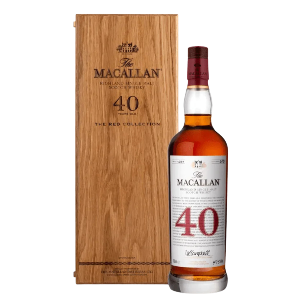 The Macallan Red Collection 40 Year Old 2025 Edition