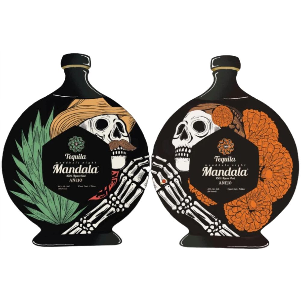 Mandala Tequila Anejo "In Life &amp; Death" Dia de Los Muertos 2025 Edition Bundle