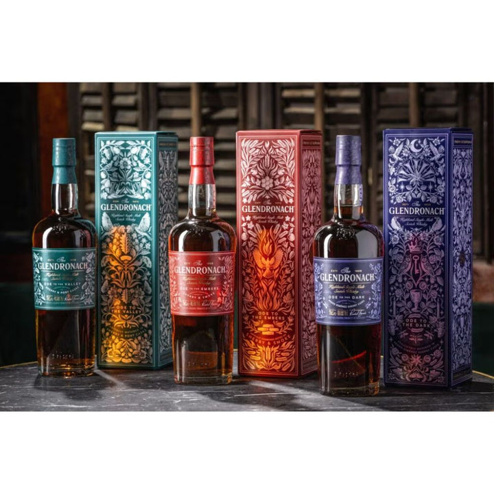 The Glendronach Ode To The Valley, Embers &amp; Dark Scotch Bundle